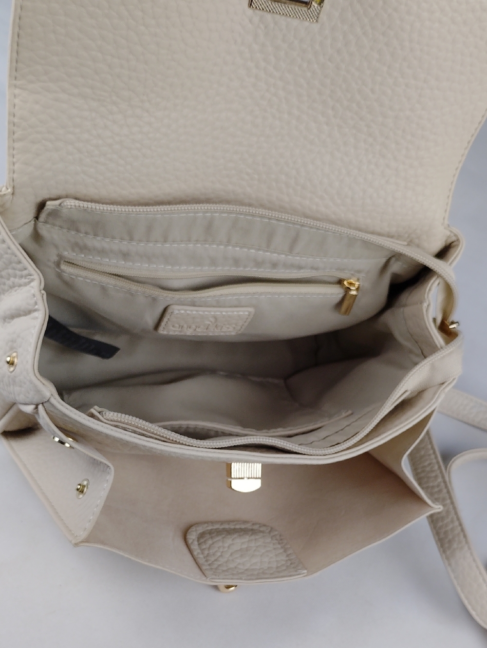 Angel Kiss Cream Tote / Shoulder Bag. - Picture 10 of 14